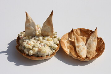 Masurischer Kartoffelsalat. Gemüsesalat polnisch.