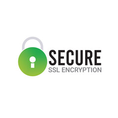 Secure Ssl Encryption Logo, Secure Connection Icon Vector Illustration, Ssl Certificate Icon, Secure SSL Encryption Vector Illustration
