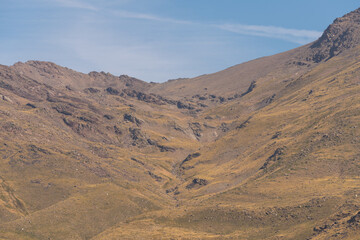 mountainous landscape of Sierra Nevada