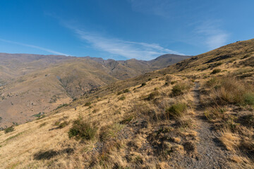 Fototapeta na wymiar mountainous landscape of Sierra Nevada