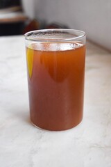 インド、レーの杏のフレッシュジュース