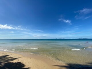 beach in the morning in thailand