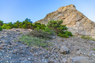 Golitsyn's Trail. Novy Svet, Sudak region, Crimea,