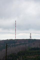Sender auf dem Torfhaus im Nationalpark Harz, Deutschland