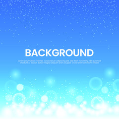 Abstract blue bokeh background. Eps10 vector illustration.