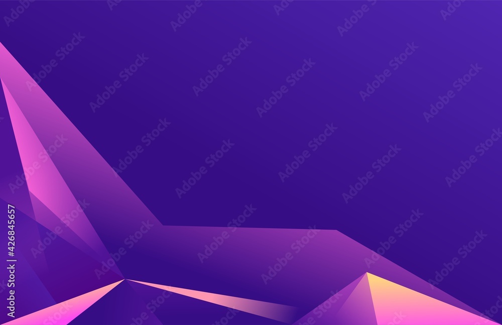 Poster trendy color gradient geometry abstract modern design background