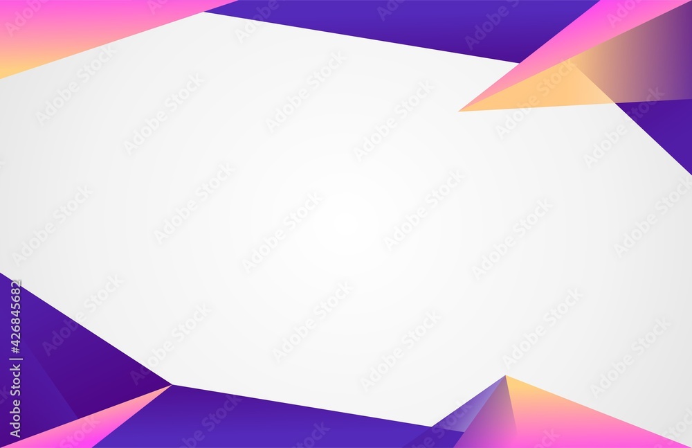 Poster trendy gradient geometry abstract modern design background