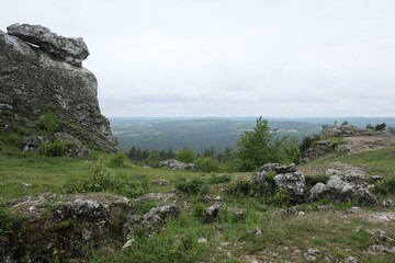 Area of Gora Zborow Nature Reserve - a very interesting viewpoint in Krakowsko-Czestochowska...