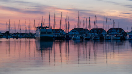 Sunset over Harbor