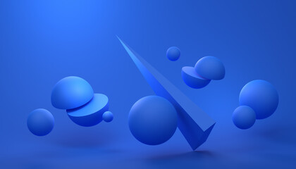 Abstract 3D Render of Spheres