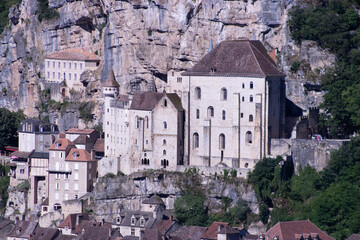 Fototapeta na wymiar view of the town rocamadour