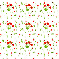 Pattern poppies for mobile phone covers. For pastel linen.