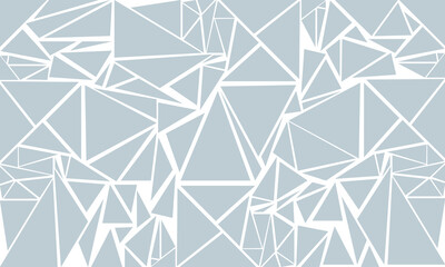 abstract triangular polygons of various shapes