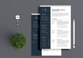 Resume/CV template with nice typography