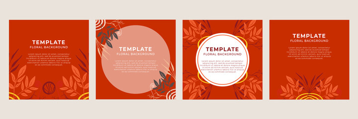 Wedding Invitation, floral invite thank you, rsvp modern card Design in golden rose leaf greenery branches decorative Vector elegant rustic template