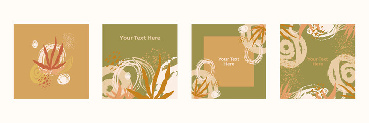 Wedding Invitation, floral invite thank you, rsvp modern card Design in golden rose leaf greenery branches decorative Vector elegant rustic template