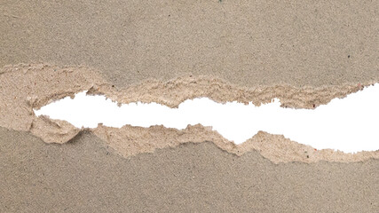 Tear off gray paper for abstract background designs and copy area.