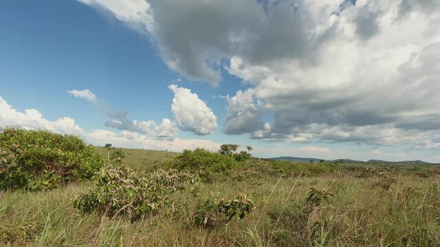Time lapse 360 of nature and sky with clouds - Brazil