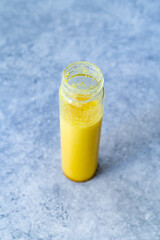 Take Away Ayurvedic Drink Golden Milk in Bootle with Turmeric
