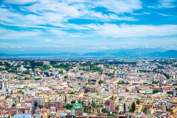 Fototapeta premium Overview of the city of Naples, Italy