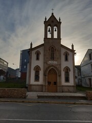 Fototapeta na wymiar Capilla en advocación de la Virgen de Guadalupe, en Vilalba, Galicia.