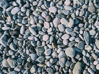 海岸の石のテクスチャ