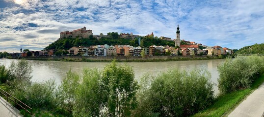 Panorama von Burghausen an der Salzach