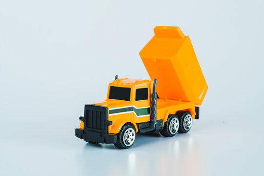 Construction vehicles and heavy machinery.Industrial vehicles yellow dump truck.