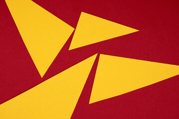 red and yellow paper background