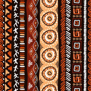 Africa art ethnic seamless pattern tribal print