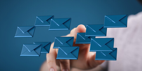 Email Inbox Electronic Communication Graphics Concept