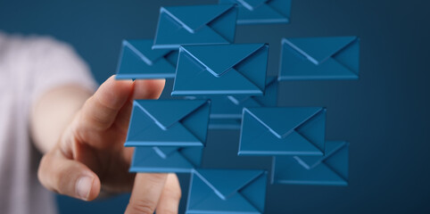 Email Inbox Electronic Communication Graphics Concept