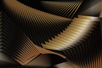 Abstract gold metallic effect background, vector modern design texture.