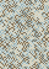 Abstract Geometric Pattern generative computational art illustration