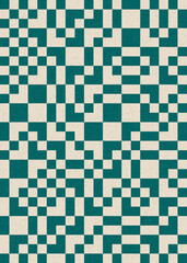 Abstract Geometric Pattern generative computational art illustration