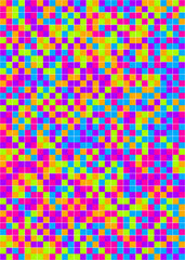 Abstract Geometric Pattern generative computational art illustration