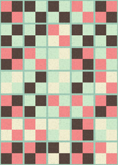 Abstract Geometric Pattern generative computational art illustration