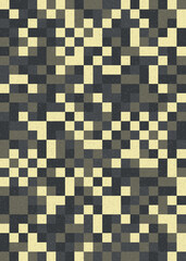 Abstract Geometric Pattern generative computational art illustration