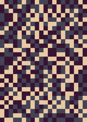 Abstract Geometric Pattern generative computational art illustration