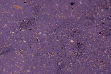 purple sand and gravel