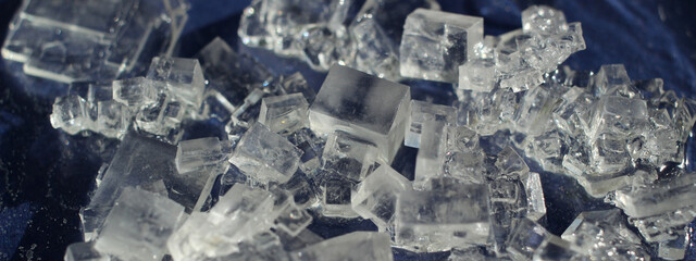 Cubic Sodium Chloride Crystals