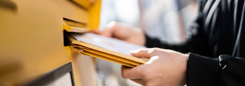 Letter In Envelope Or Document In Mailbox