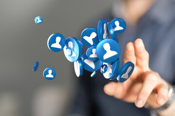 internet net and data digital concept