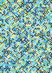 Obraz premium Abstract Geometric Pattern generative computational art illustration