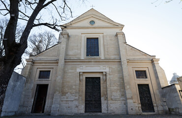 Obraz premium The Church of Saint Peter of Montmartre is the oldest surviving church in Paris. France.
