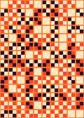 Abstract Geometric Pattern generative computational art illustration