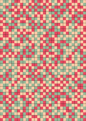 Fototapeta premium Abstract Geometric Pattern generative computational art illustration