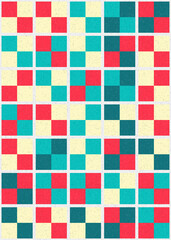 Abstract Geometric Pattern generative computational art illustration