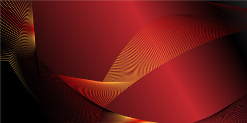 Fototapeta premium abstract red background with lines
