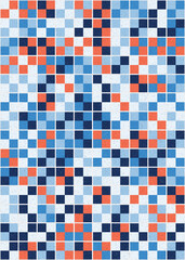 Abstract Geometric Pattern generative computational art illustration